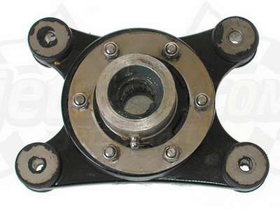 Drive shaft seal carrier, damping support