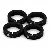 ODI Aluminum Lock Ring Set (Black)