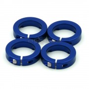 ODI Aluminum Lock Ring Set (Blue)