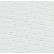 Mat sheet "Diamond style" white
