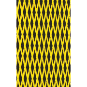 Mat sheet "Cut Diamond"  Black on Yellow