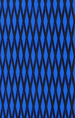 Mat sheet "Cut Diamond" blue on black