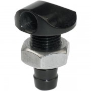 Bypass fitting 90° 3/8 black
