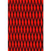 Mat sheet "Cut Diamond" red on black 